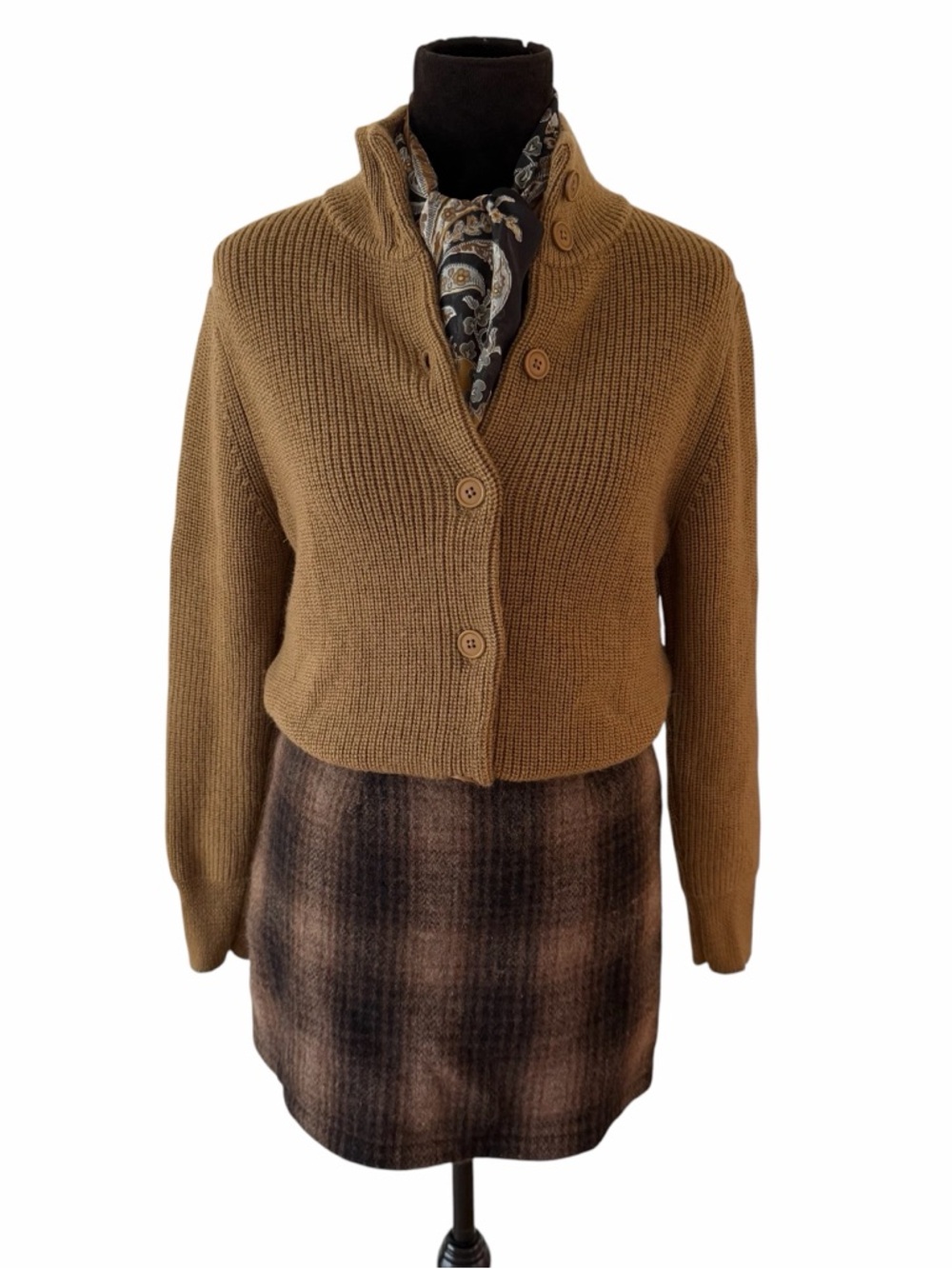 Vintage 80s Plaid Mini